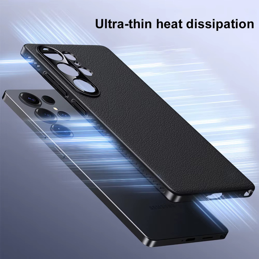 Samsung Handyhülle mit magnetischer Wärmeableitung für Galaxy S25 Ultra und S24 Ultra in Schwarz - Bild 4