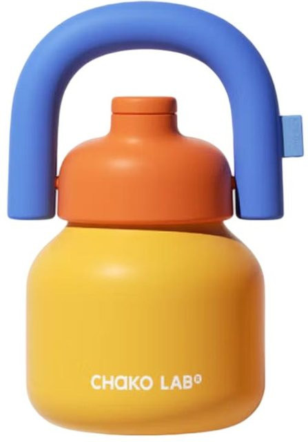 CHaKOLABO Isolierbecher mit Strohhalm aus Edelstahl, tragbarer Thermobecher für das Büro und die Universität - Bild 1