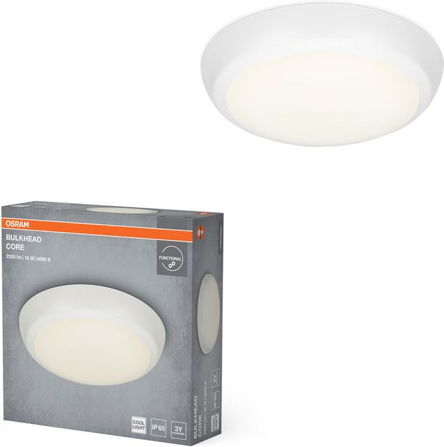 Osram LED BULKHEAD CORE Deckenleuchte in Weiß mit 16W und 4000K Kaltweiß - Bild 1