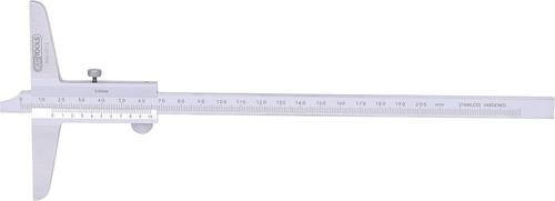 KS Tools Tiefenmessschieber aus Edelstahl in Silber, Messbereich 0-200 mm - Bild 1
