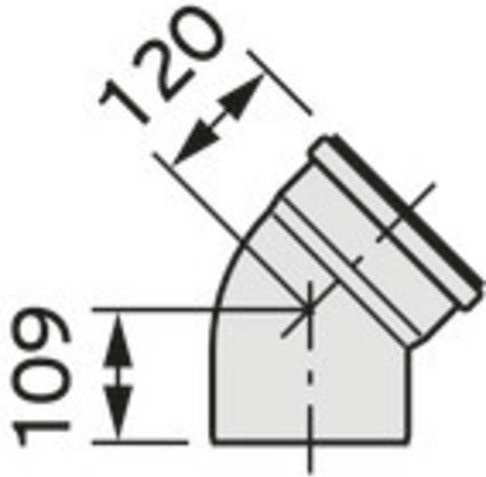 Vaillant Bogen aus Kunststoff in Grau (20095556) - Bild 1