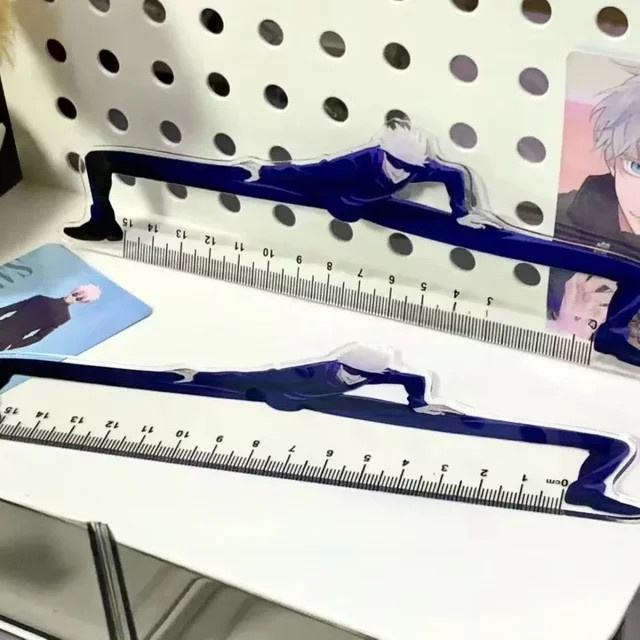 Jujutsu Kaisen Satoru Gojo Lineal aus Kunststoff, transparent, Länge: 15 cm - Bild 1