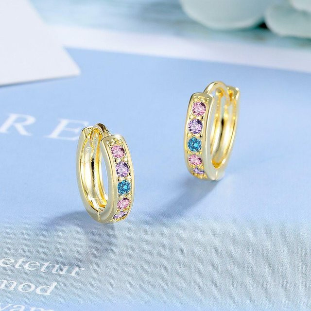 Ohrringe 925 Silber, Zirkonia, Damen - Bild 1