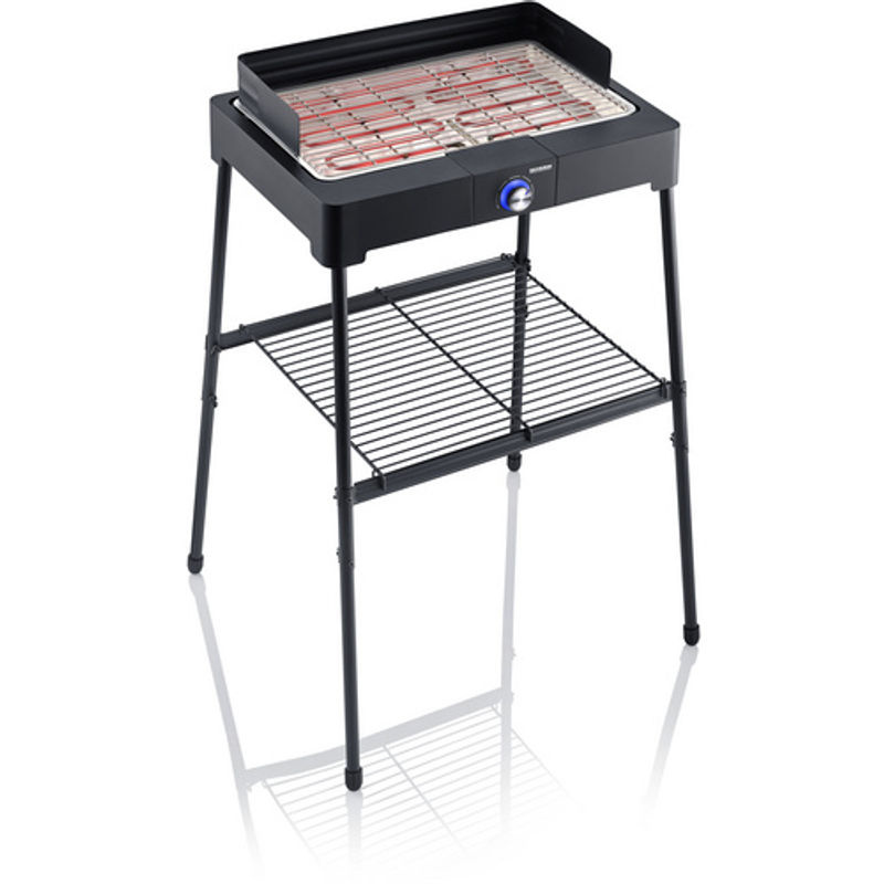 Severin Elektrogrill PG 8566 Tischgrill Schwarz B: 44,5 cm, T: 26 cm - Bild 5