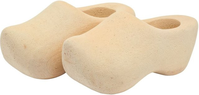 VBS Holzschuhe Beige, 1 Paar-Set - Bild 1