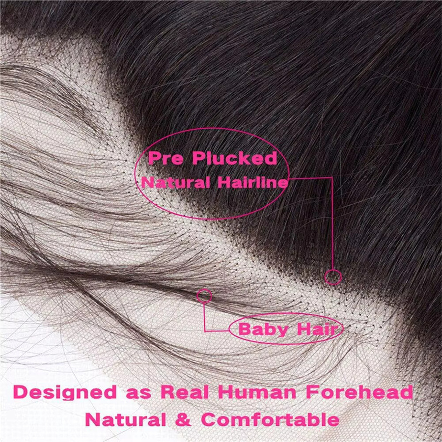 Linhua Body Wave Lace Frontal, 13x4, brasilianisches Virgin-Haar - Bild 5