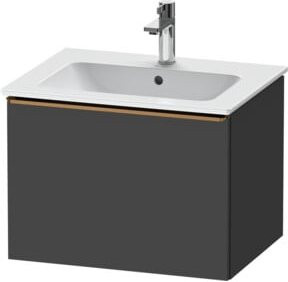 Duravit Waschtischunterschrank D-Neo grau, wandhängend, B: 61,0 cm, T: 46,2 cm, H: 44,0 cm - Bild 1
