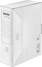 LEITZ Archivschachtel Infinity mit Verschlußlasche, Weiß, Höhe: 100 mm - Bild 1
