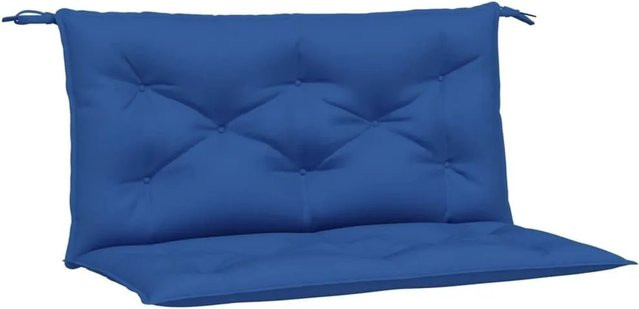 vidaXL Gartenbank-Auflagen 2er-Set aus wasserabweisendem Oxford-Gewebe in Königsblau, B/T/H: 100 x 50 x 7 cm - Bild 1