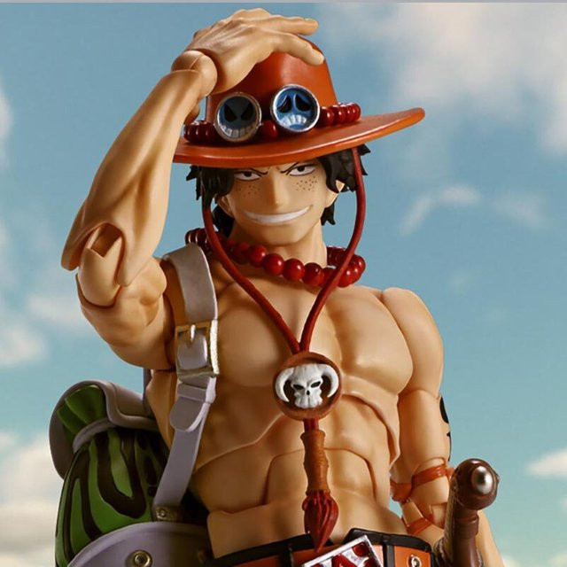 Bandai One Piece Portgas D. Ace Feuerfaust Version Actionfigur, Einzelfigur - Bild 1