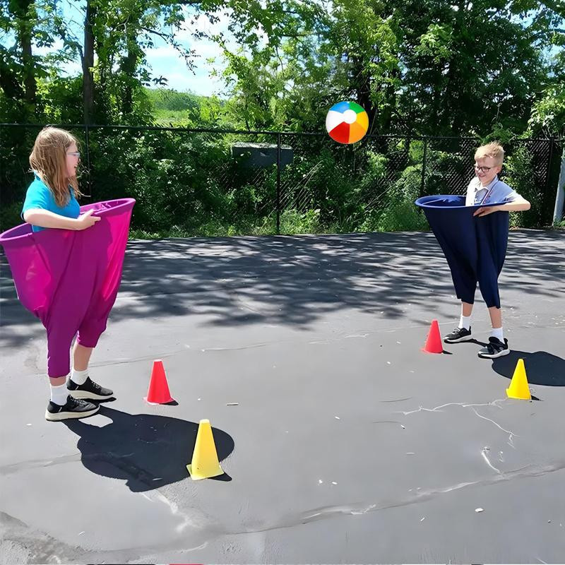 UYAOZHISHANG Oma-Hosen Party-Ansturm Hofspiel Spielzeug mit Bällen, 3-6 Jahre - Bild 2