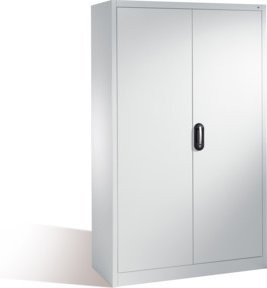 C+P Werkzeugschrank mit Drehtüren und 4 Innenböden in Lichtgrau, H 195 cm x B 120 cm x T 50 cm - Bild 1