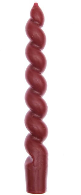 Rico Design Spiralkerze in Dunkelrot, Durchmesser: 2,4 cm, Höhe: 18,5 cm - Bild 1