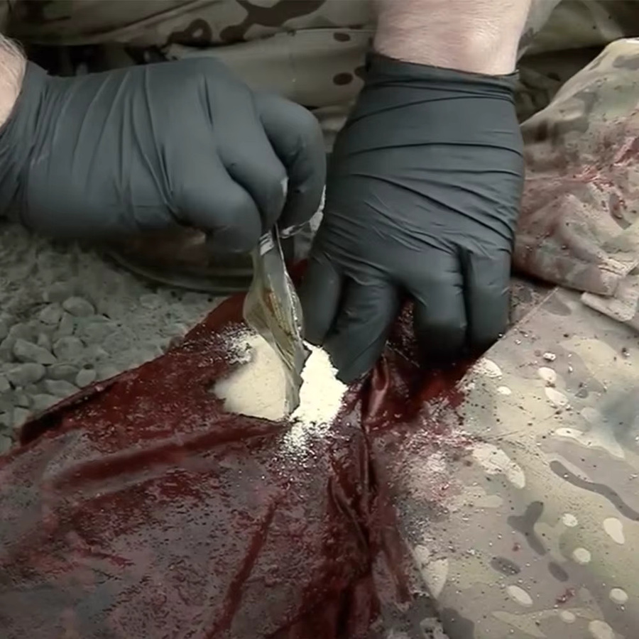 RHINO RESCUE Chitosan Blutstillendes Granulat 6g zur Wundversorgung - Bild 2