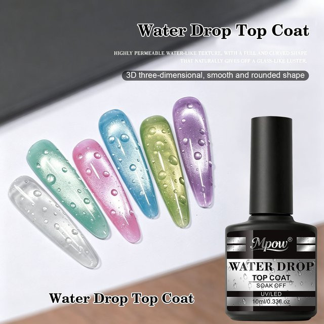 Mpow Gel Polish Set, Kristallklarer Bubble-Effekt, Glänzend - Bild 1