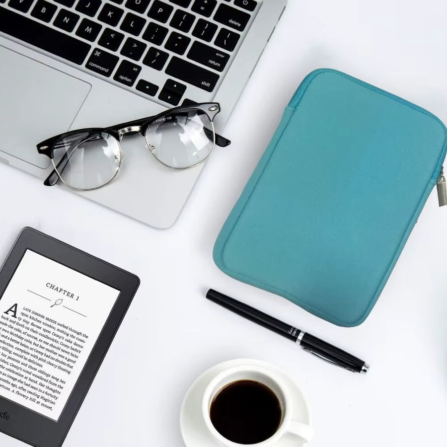 Bunte E-Reader-Hülle und leichte Tablet-Aufbewahrungstasche für Kindle Paperwhite, Kobo, Boox, Surface und Xiaomi in Grau und Multicolour - Bild 2