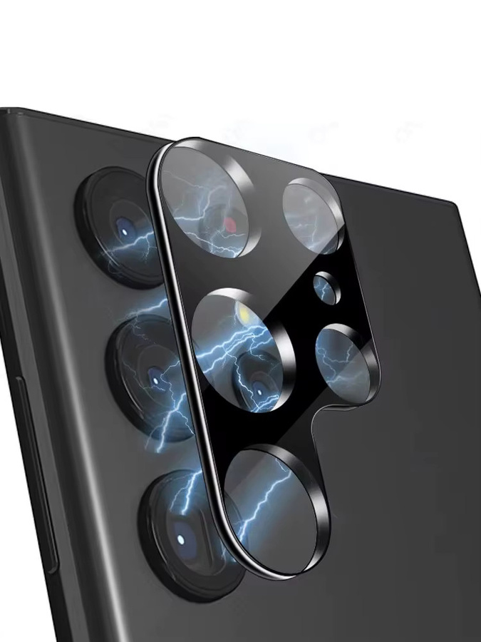 2er-Set 3D Kamera-Objektivschutz für Samsung Galaxy S25 S24 S23 S22 S21 S20 FE Plus Ultra in Transparent - Bild 6