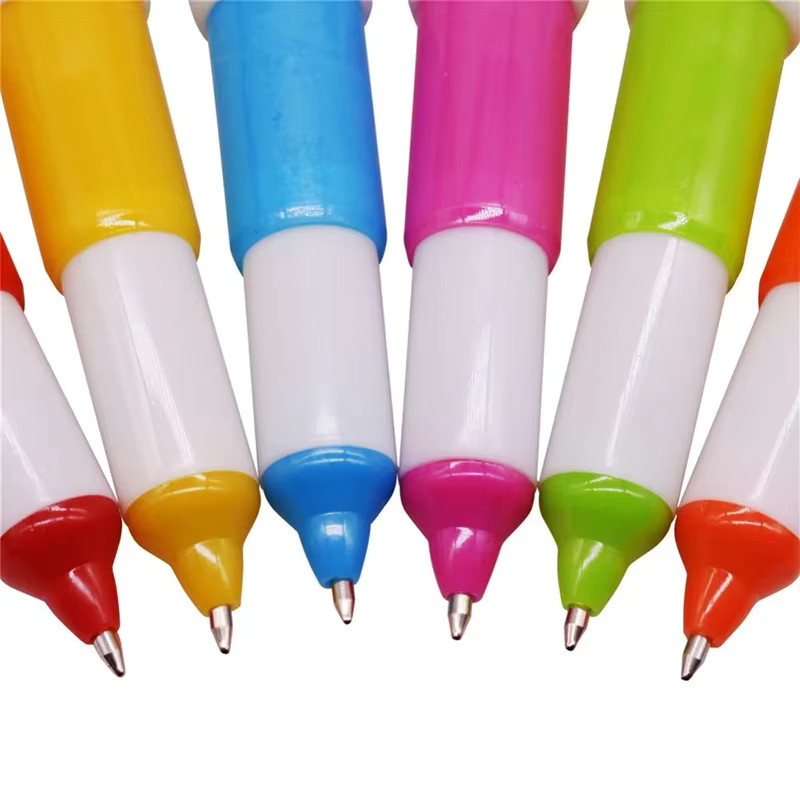 Bunte Cartoon Kugelschreiber mit niedlichen Mustern für die Schule, 0,7 mm Kugelschreiber in Mehrfarbig und Pink - Bild 2