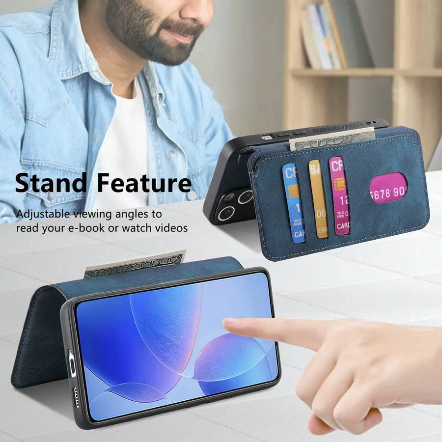 Xiaomi Poco F8 Pro Ultra X8 Pro Max 5G Magnetische 2-in-1 Lederhülle als abnehmbare Brieftasche Schutzhülle - Bild 3