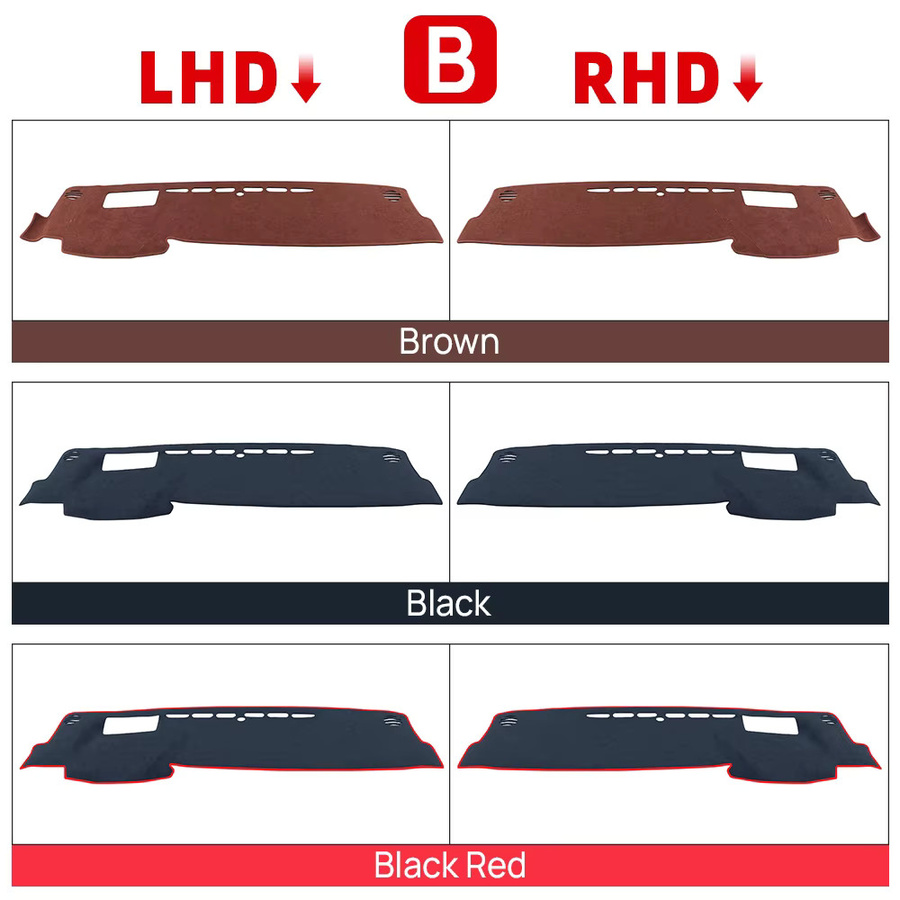 YaLumei Auto Dashboard Abdeckung für Toyota Camry 70 XV70 Hybrid (2018-2024) - Bild 4