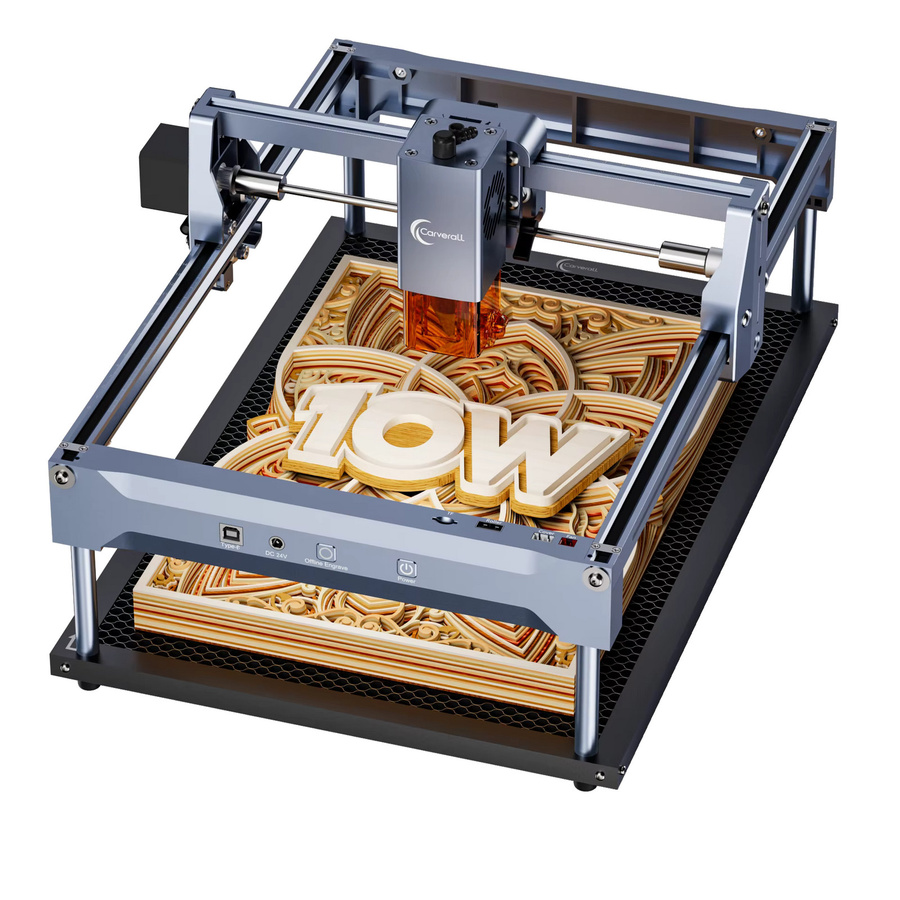 Carverall K15PRO Lasergraviergerät und Laserschneider mit App-Steuerung für Holz, Acryl, Leder und beschichtetes Metall - Bild 5