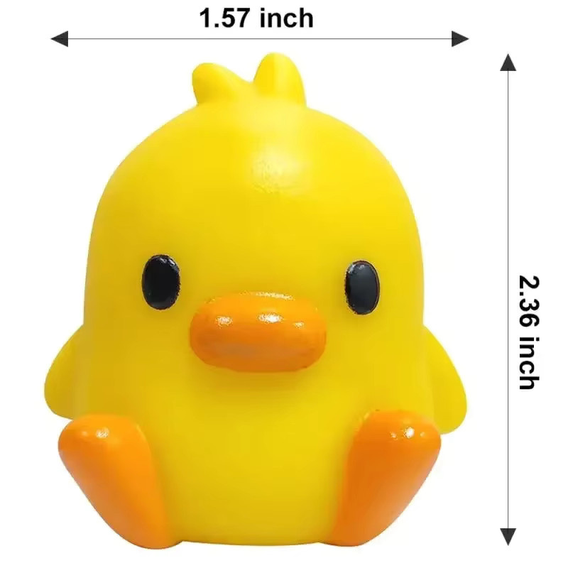 XIWANGFIRE Enten-Nachtlampe aus Silikon in Gelb als dekoratives Tier-Nachtlicht für das Schlafzimmer oder den Nachttisch - Bild 5