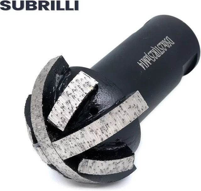 SUBRILLI Diamant-Schleifscheibe mit segmentiertem Kugelkopf und M14 Gewinde für Stein, Granit, Quarz und Beton, Durchmesser: 50 mm - Bild 1