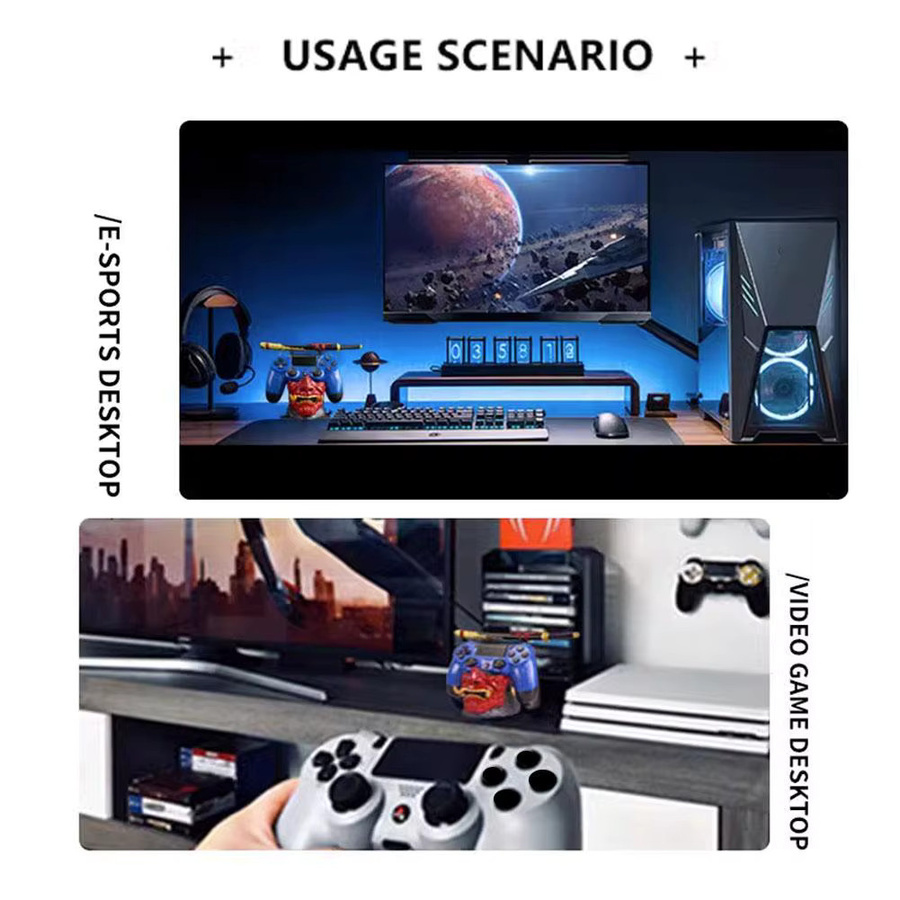 Universal Gamepad Ständer Anime Schlacht Geist für PS5, PS4 und Xbox Controller in Rot - Bild 2