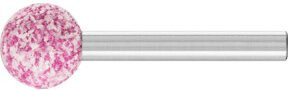 PFERD TOOLS STEEL Schleifstift Kugel pink Ø 16 x 16 mm Schaft-Ø 6 mm A30 für Stahl und Stahlguss - Bild 1