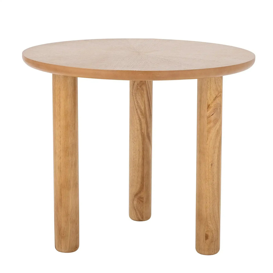 Bloomingville Couchtisch Noma aus Rubberwood in Nature Brown, rund, Durchmesser: 60 cm - Bild 1
