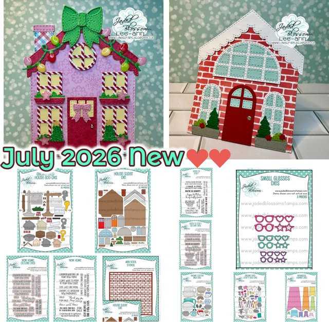Jaded Blossom New House Slider Metall-Stanzformen für Scrapbooking und Basteldekoration, Multicolour - Bild 1