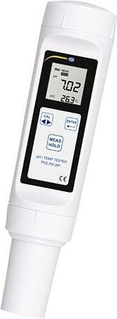 PCE Instruments PCE-PH 26F Wasseranalysegerät in Weiß mit flacher pH-Elektrode, ATC und 1-3 Punkt Kalibrierung für viskose Flüssigkeiten - Bild 1