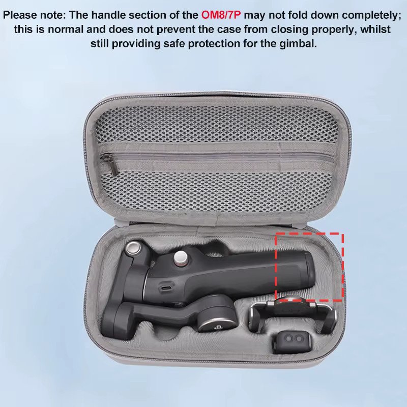 Tragbare Hardcase-Schutzbox für DJI Osmo Mobile 8, 7 und 7P in Schwarz - Bild 5