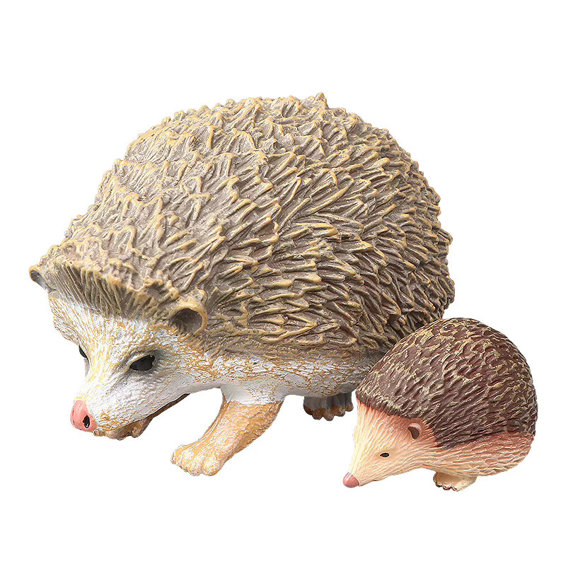 XIALIBAOMOWAN Wildlife World Simulation Igel-Tierset, Actionfiguren-Spielzeug - Bild 4