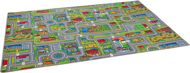 Snapstyle Kinder Spielteppich Abenteuerland, Bunt, B/B: 140 x 200 cm - Bild 1