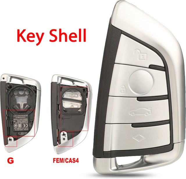 Jingyuqin 4-Tasten-Fernbedienungsgehäuse als Ersatz für BMW G G30 Serie Auto FOB - Bild 1