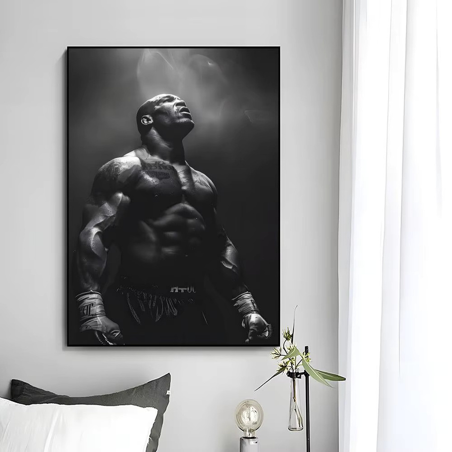 Boxchampion T-Tyson Poster Wandkunstdruck in Weiß, ungerahmt, B: 15,0 cm, H: 20,0 cm - Bild 3