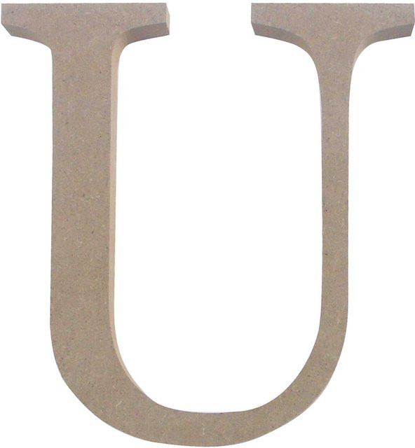 Rico Design MDF Buchstabe XL U - Bild 1