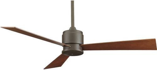 Fanimation Zonix SN Deckenventilator in Nickel satiniert mit Wandschalter, Durchmesser: 132 cm, Höhe: 39,3 cm - Bild 1