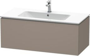 Duravit L-Cube Waschtischunterschrank wandhängend in Grau Matt mit 1 Auszug - Bild 1