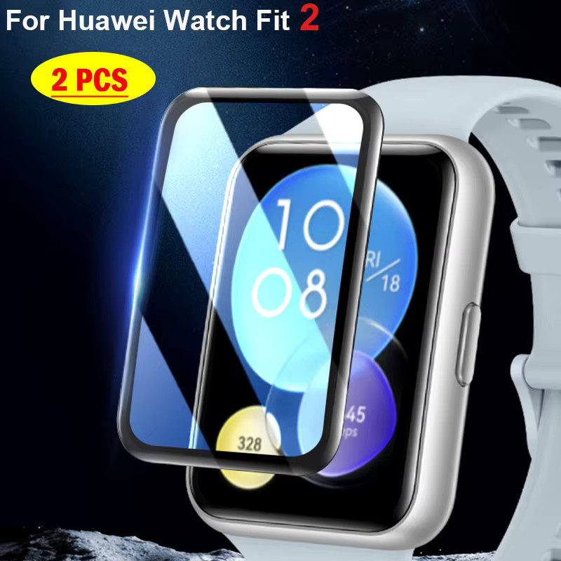 Displayschutz Huawei Watch Fit 3, 9D gehärtet, transparent - Bild 2