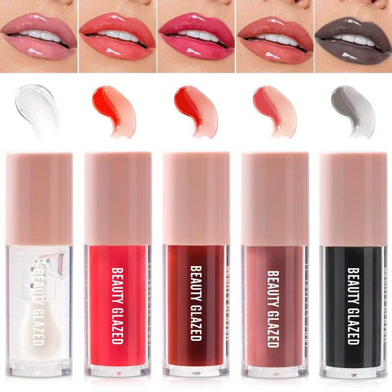 Beauty Glazed Lippenöl, glänzend, Unisex - Bild 5