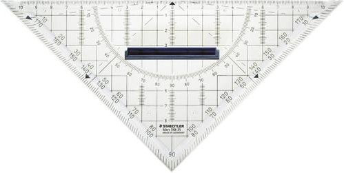 Staedtler Geometriedreieck 568 35 transparent - Bild 1