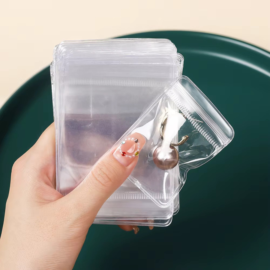 St.kunkka Transparente OPP Selbstklebende Beutel für DIY Schmuck und Halsketten Organizer in Transparent - Bild 5
