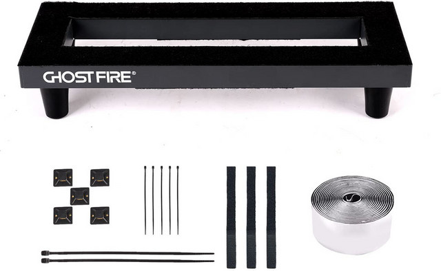 Ghost Fire Gitarrenpedal Board aus Aluminiumlegierung in Schwarz, Super Light Effektpedalboard - Bild 1