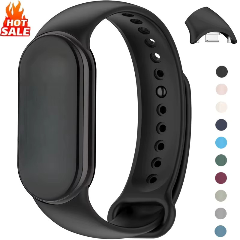 Xiaomi Uhrenarmband, Silikon, Schwarz - Bild 1