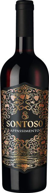 Sontoso Rotwein Primitivo Puglia 2024, halbtrocken, 0,75 l - Bild 1