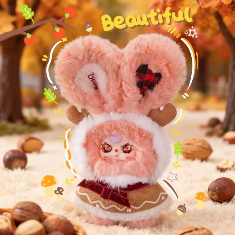 52TOYS Baby Drei Winter Serie Blind Box Kaninchen Plüsch und Vinyl Anhänger als niedliches Spielzeug und Desktop Ornament in Multicolor - Bild 2
