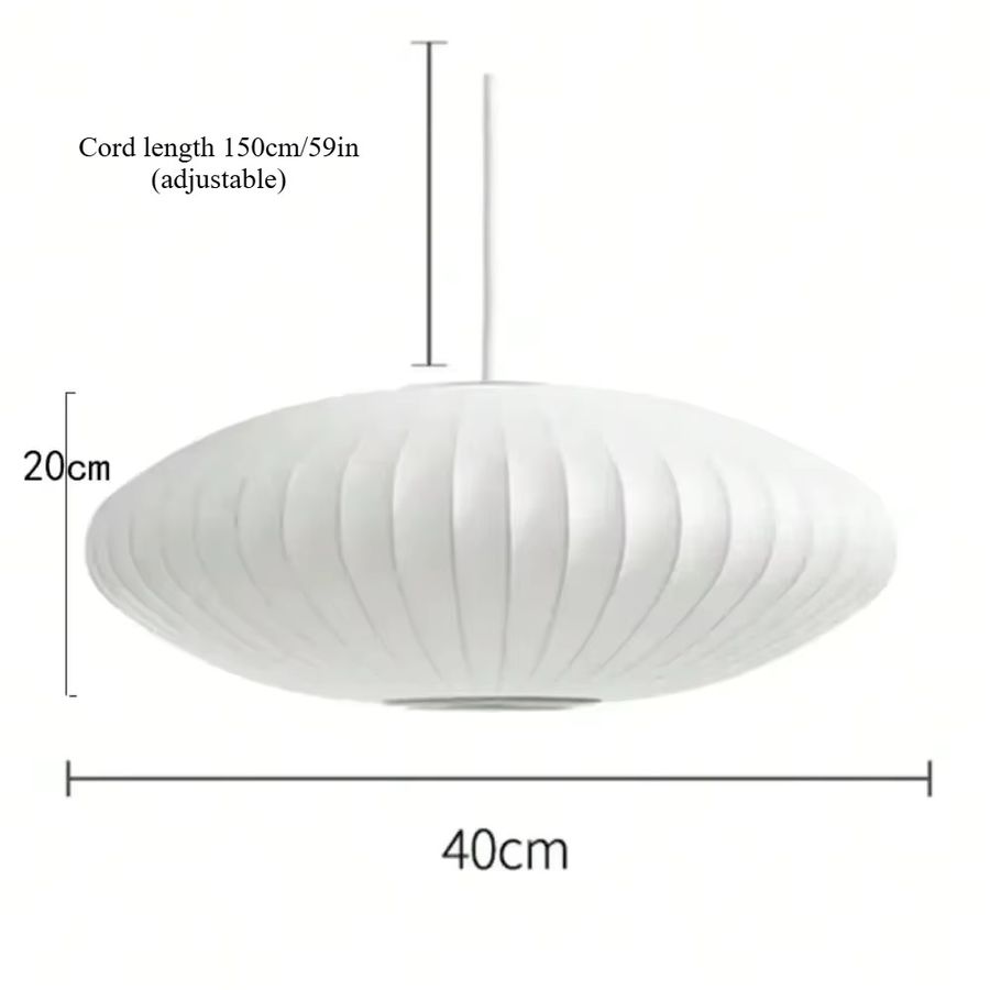 JOYINLED Moderne Seiden-Pendelleuchte im minimalistischen Design für Wohnzimmer und Esszimmer - Bild 3