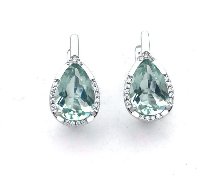 Csj Ohrring, Amethyst, Sterling Silber, Damen - Bild 1